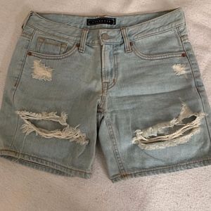 Washborn Denim Shorts, Small